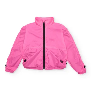Chaqueta de niña de plana con ajustadores elásticos
