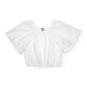 Blusa de niña de punto con mangas amplias