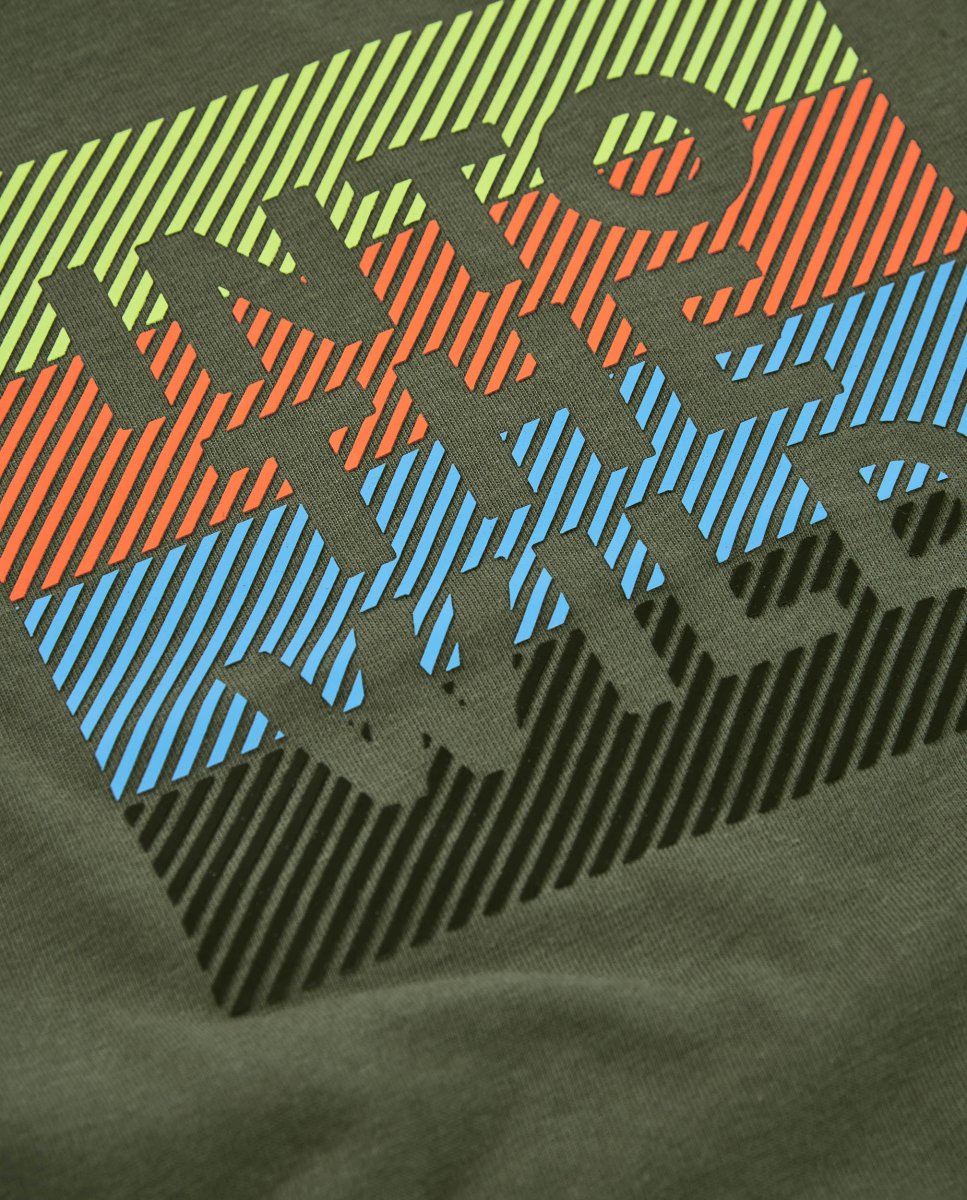 Camiseta de niño de punto con gráfico lineal - Imagen 5