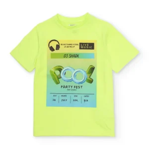 Camiseta de niño de punto con diseño frontal