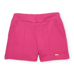 Short de niña de punto y tejido ligero