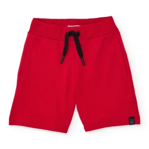 Bermuda de niño de punto con cordón ajustable