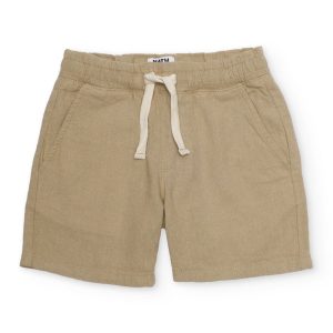 Bermuda de niño de plana con cintura elástica