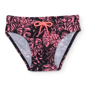 Bañador de niño de punto con cordón decorativo