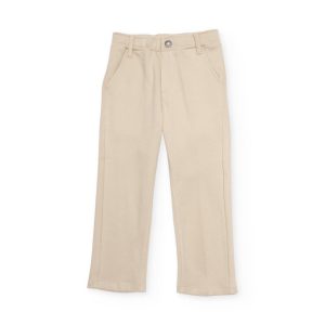 Pantalones de niño de punto y corte recto