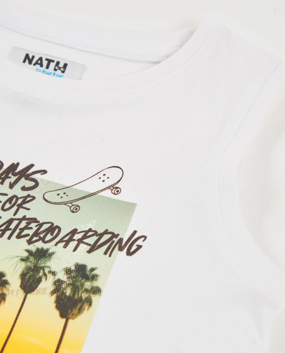 Camiseta de niño de punto con inspiración skater - Imagen 4