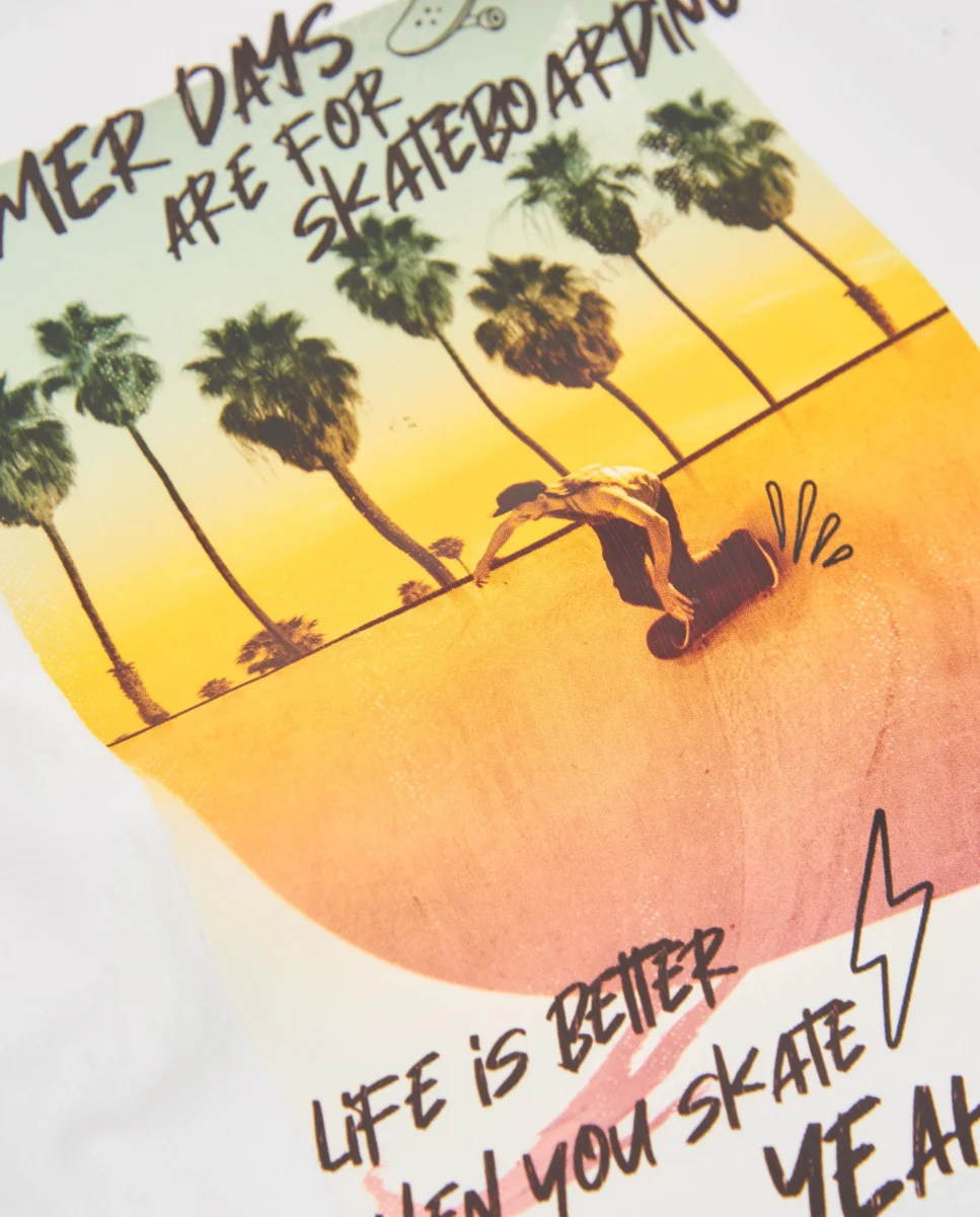Camiseta de niño de punto con inspiración skater - Imagen 5