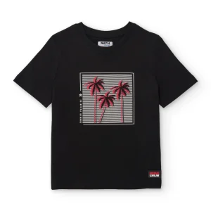 Camiseta de niño de punto con estampado gráfico