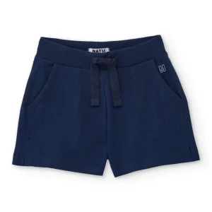 Short de niña de punto con cintura elástica