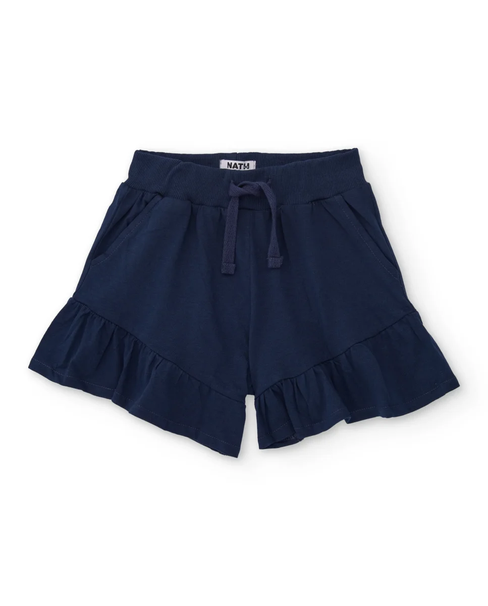 Conjunto de niña de punto con estampado moteado - Imagen 4