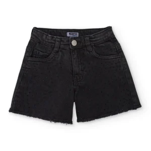 Short de niña de plana con apliques decorativos