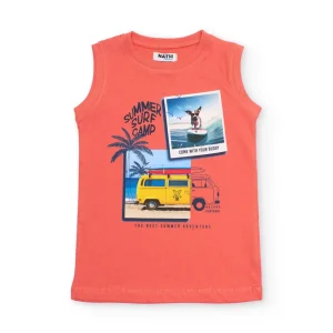 Camiseta de niño de punto con estampado fotográfico