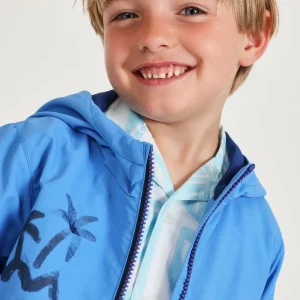 Chaqueta de niño de plana y bolsillos con cremallera