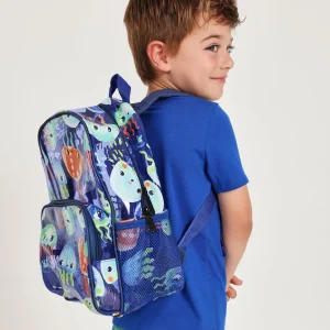 Mochila de niño de plana y cierre con cremallera