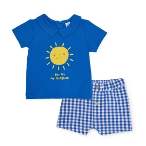 Conjunto de recién nacido de punto y diseño infantil