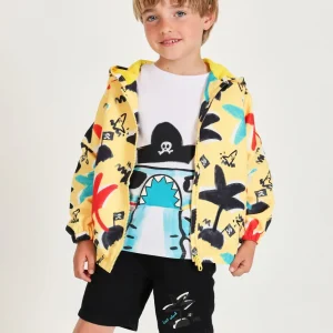 Chaqueta de niño de plana con diseño pirata