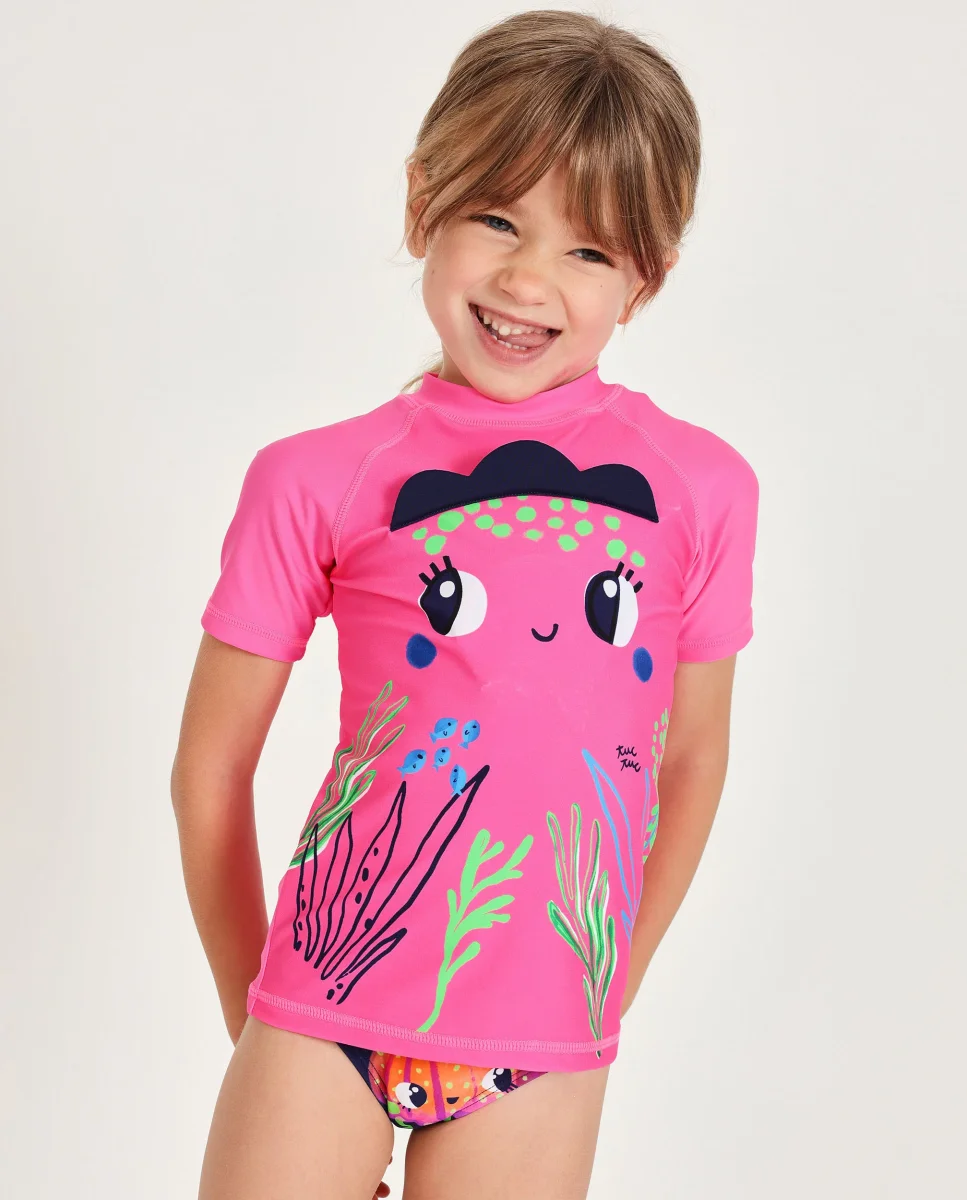 Camiseta de baño para niña Protección Solar UPF 50+ - Imagen 2