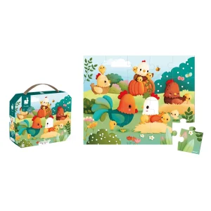Puzzle Bienvenido al corral - Janod