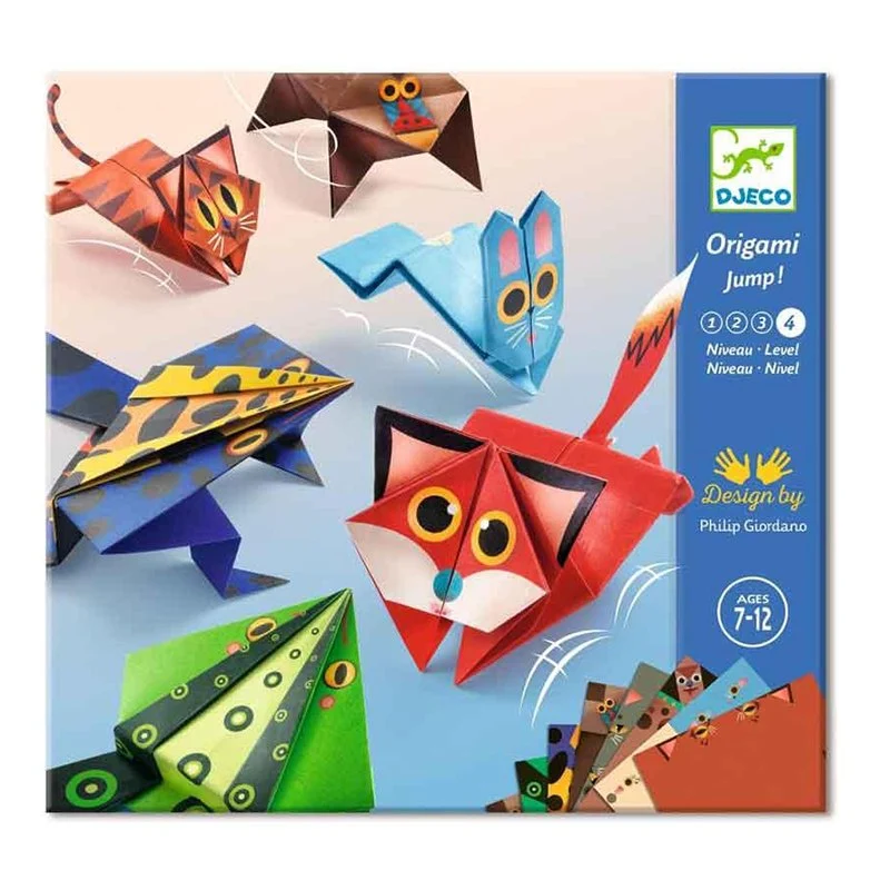 Papiroflexia Origami Animales saltarines - Djeco