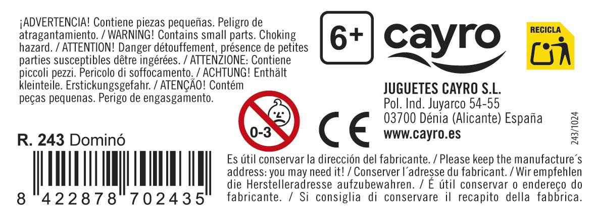Dominó Chamelo caja de madera - Imagen 4