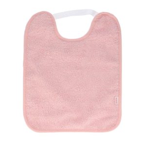 Babero rizo impermeable - Rosa