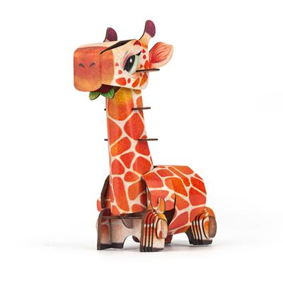 Mini Puzzle 3D con sonido Jirafa - mierEdu - Imagen 3