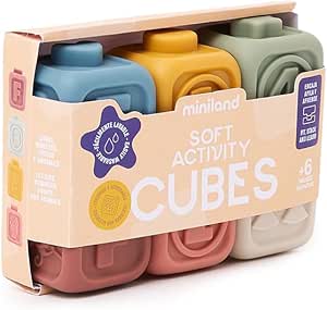 Cubos sensoriales silicona - Miniland