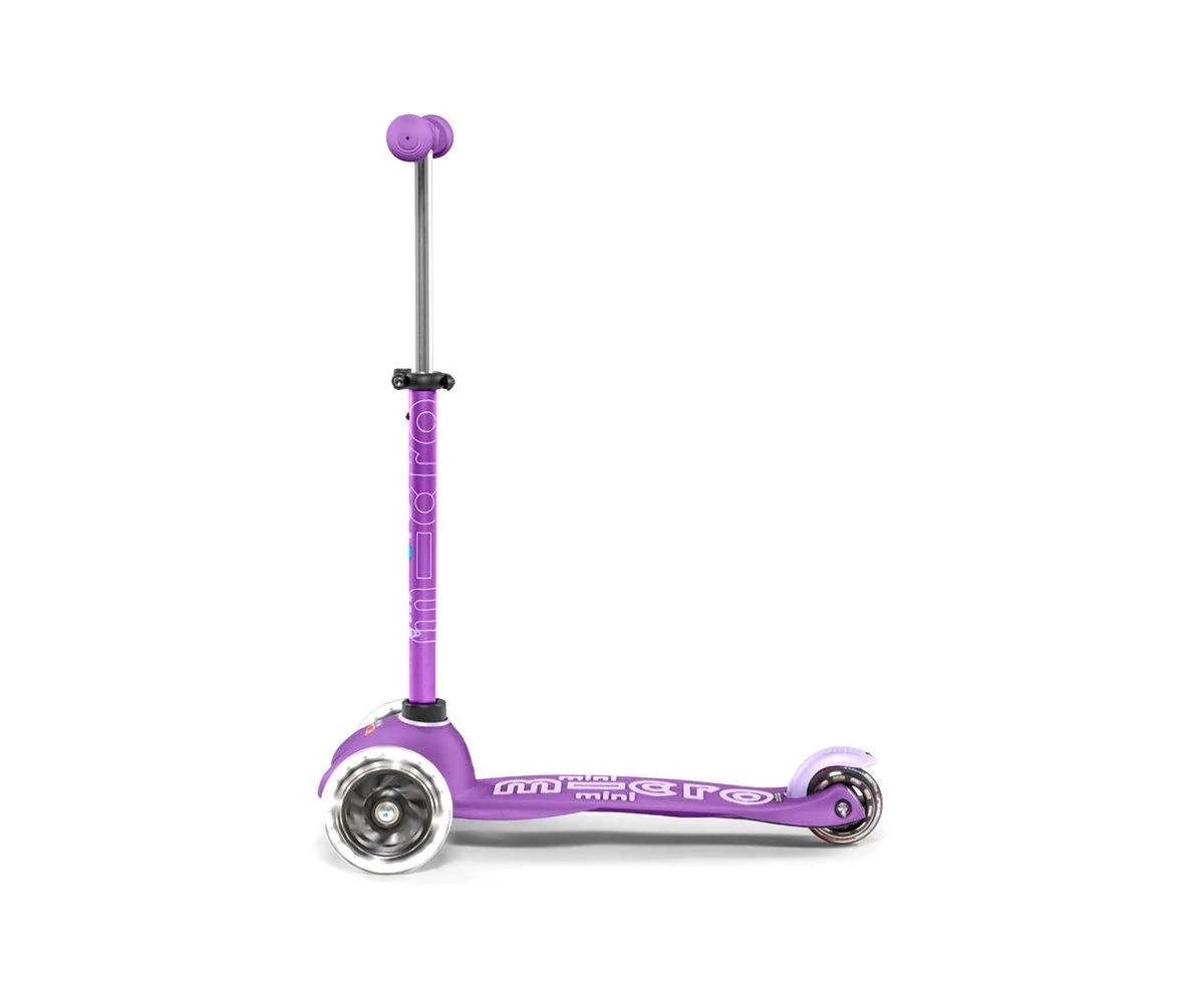 Patinete Mini Micro Deluxe Lila Led Micro - Imagen 3