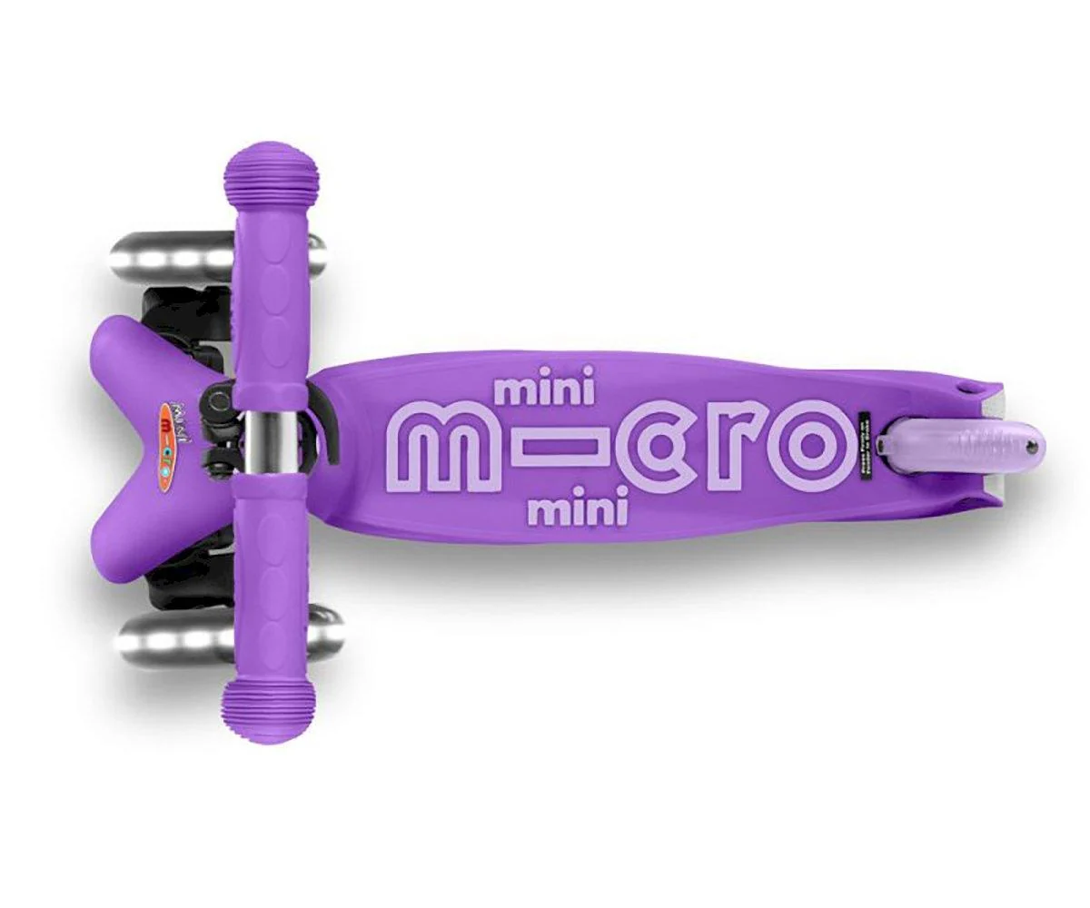 Patinete Mini Micro Deluxe Lila Led Micro - Imagen 4