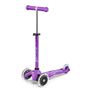 Patinete Mini Micro Deluxe Lila Led Micro