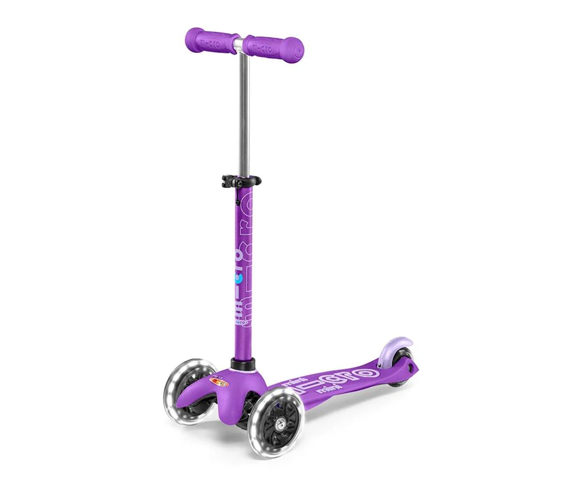 Patinete Mini Micro Deluxe Lila Led Micro - Imagen 2