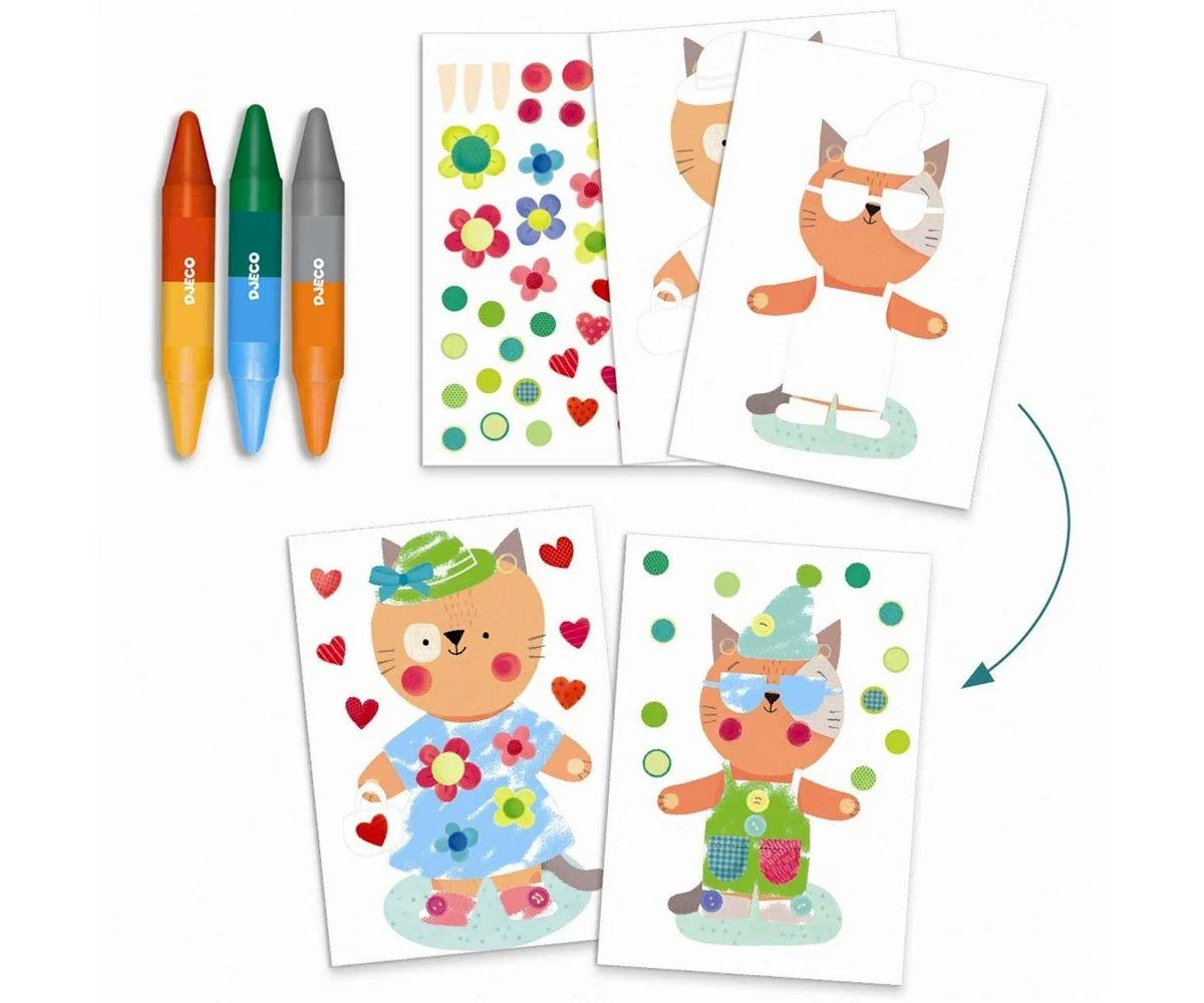 Cofre multiactividad Los animales - Djeco - Imagen 5