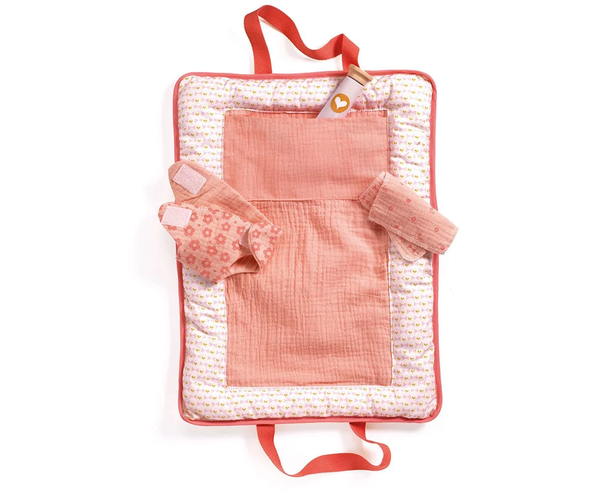 Bolso Cambiador Pink Peak Pomea para Muñecos - Imagen 2