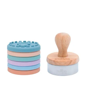 (Liquidación) 6 sellos silicona stampies para galletas o plastilina