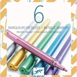 6 Rotuladores metálicos