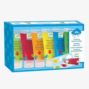 Tubos de pinturas de dedos multicolor - Djeco