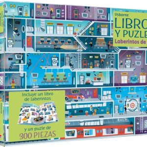 Libro y Puzzle: Laberintos de espías