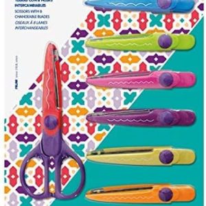 Set tijera con 8 hojas intercambiables zigzag