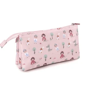 Estuche con 3 Compartimentos Caperucita
