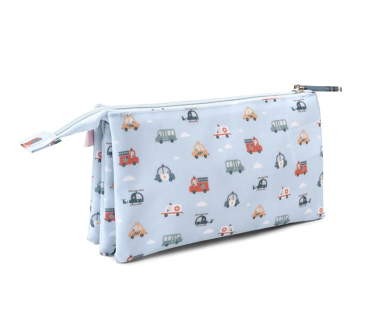 Estuche con 3 Compartimentos City Cars - Imagen 2