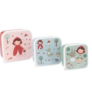 3 Cajas Almuerzo Caperucita
