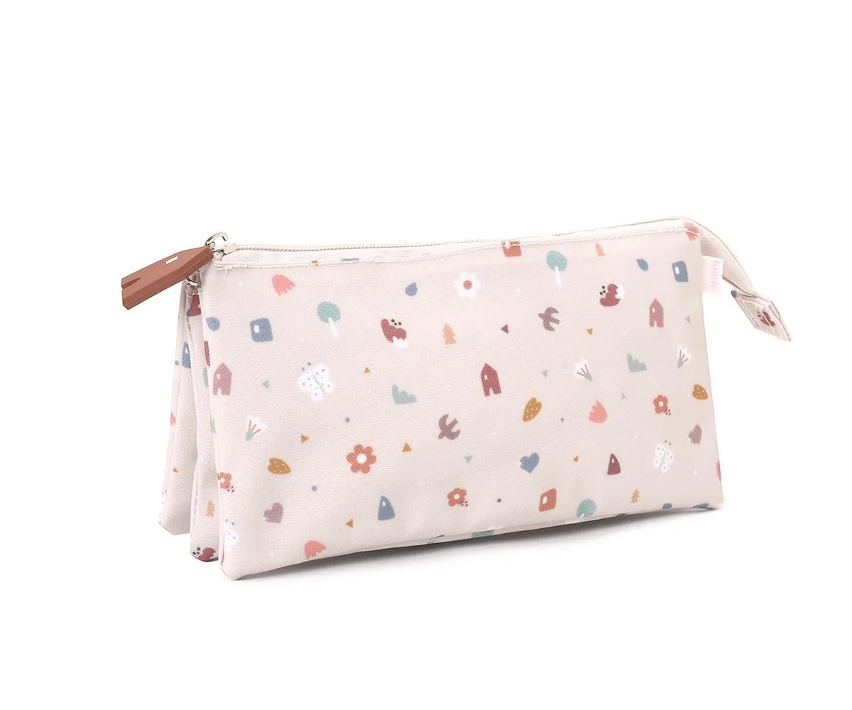 Estuche con 3 Compartimentos Geometric Nature - Imagen 2
