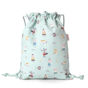Mochila Saco Tela 3 cerditos