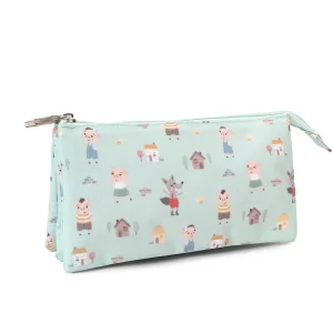 Estuche con 3 Compartimentos 3 cerditos