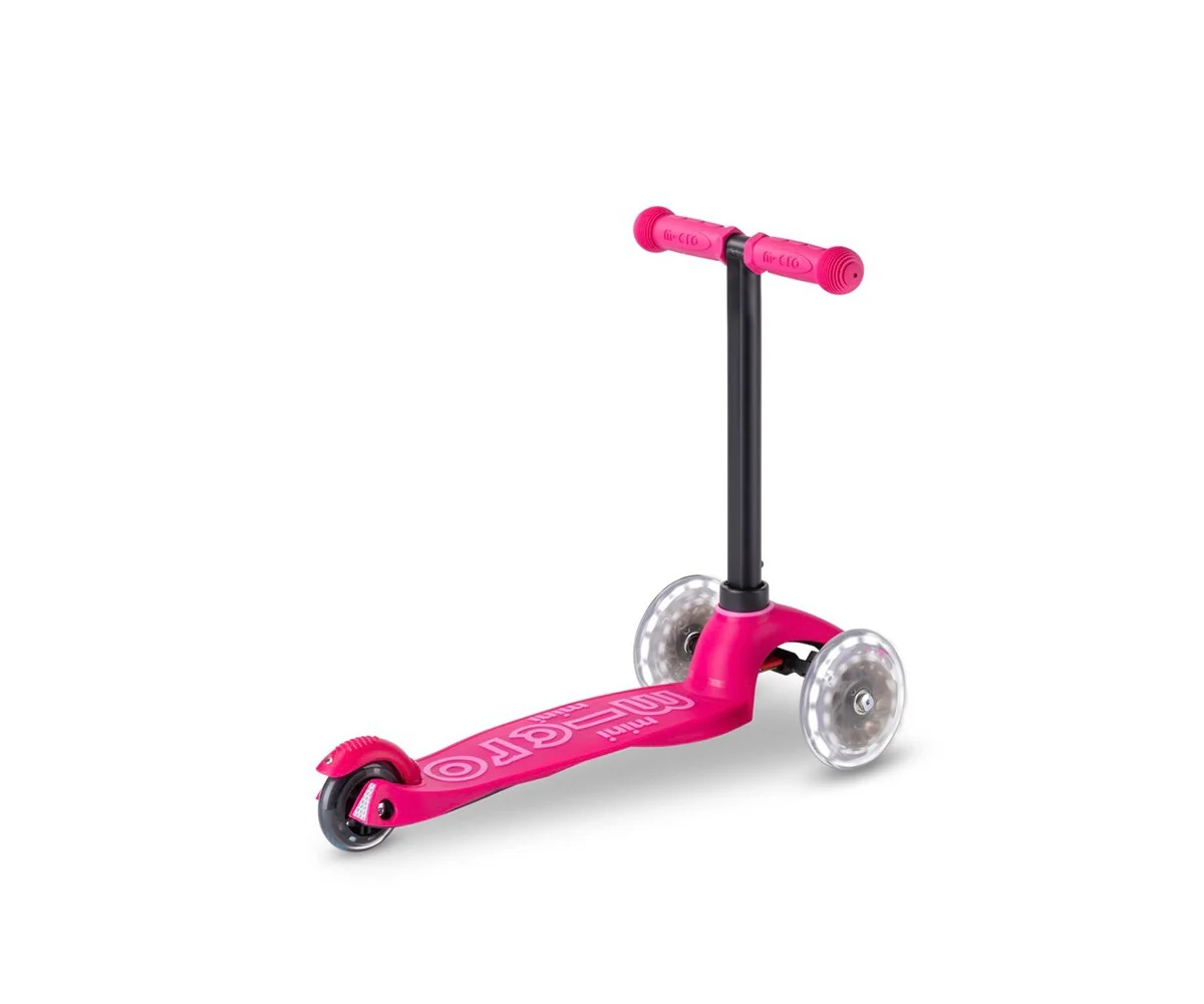Patinete Mini2Grow Deluxe LED Rosa - Imagen 4