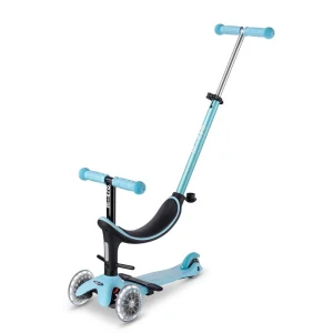 Patinete Mini2Grow Deluxe Magic LED Azul