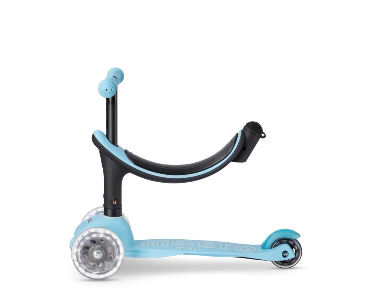 Patinete Mini2Grow Deluxe Magic LED Azul - Imagen 3