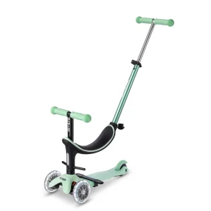 Patinete Mini2Grow Deluxe LED Menta