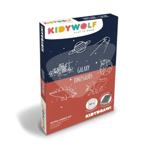 Plantillas KidyDraw Galaxia y Dinosaurios