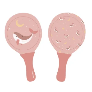 Palas de Playa Neopreno Whale Pink con Pelota